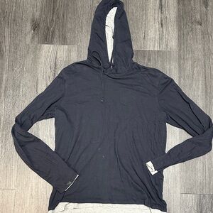 Vince Women's Dark Gray Hoodie Sweater